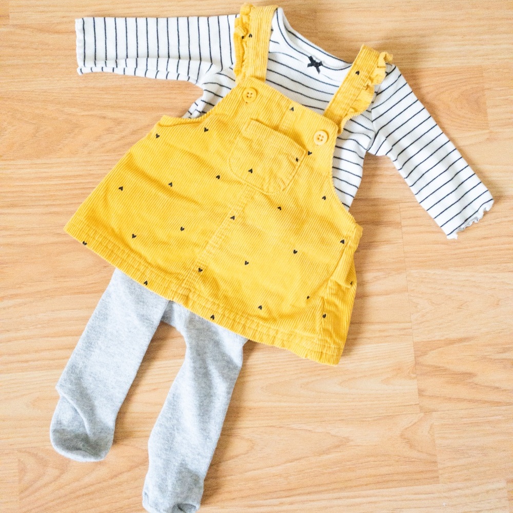 Carters 3-piece Newborn Dress Outfit